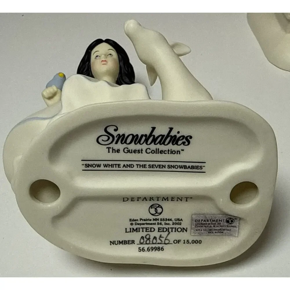Dept 56 Snowbabies Snow White Seven Snowbabies Lighted House LE Box